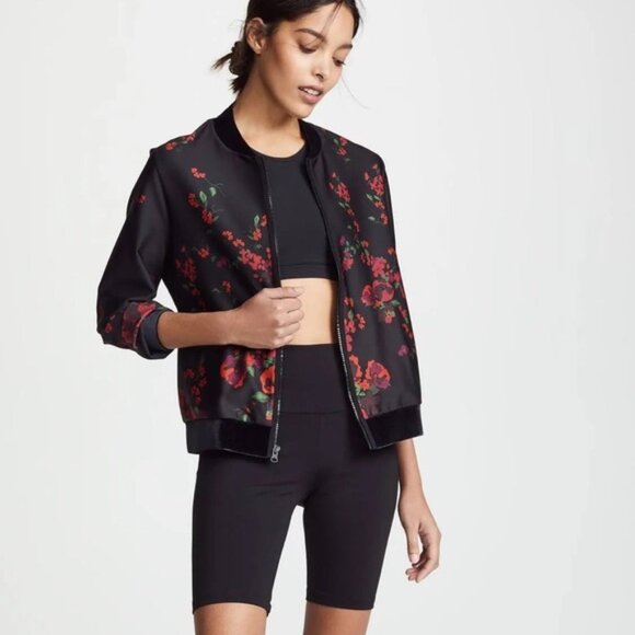 Ultracor stealth botanica floral print bomber jacket - Picture 2 of 7